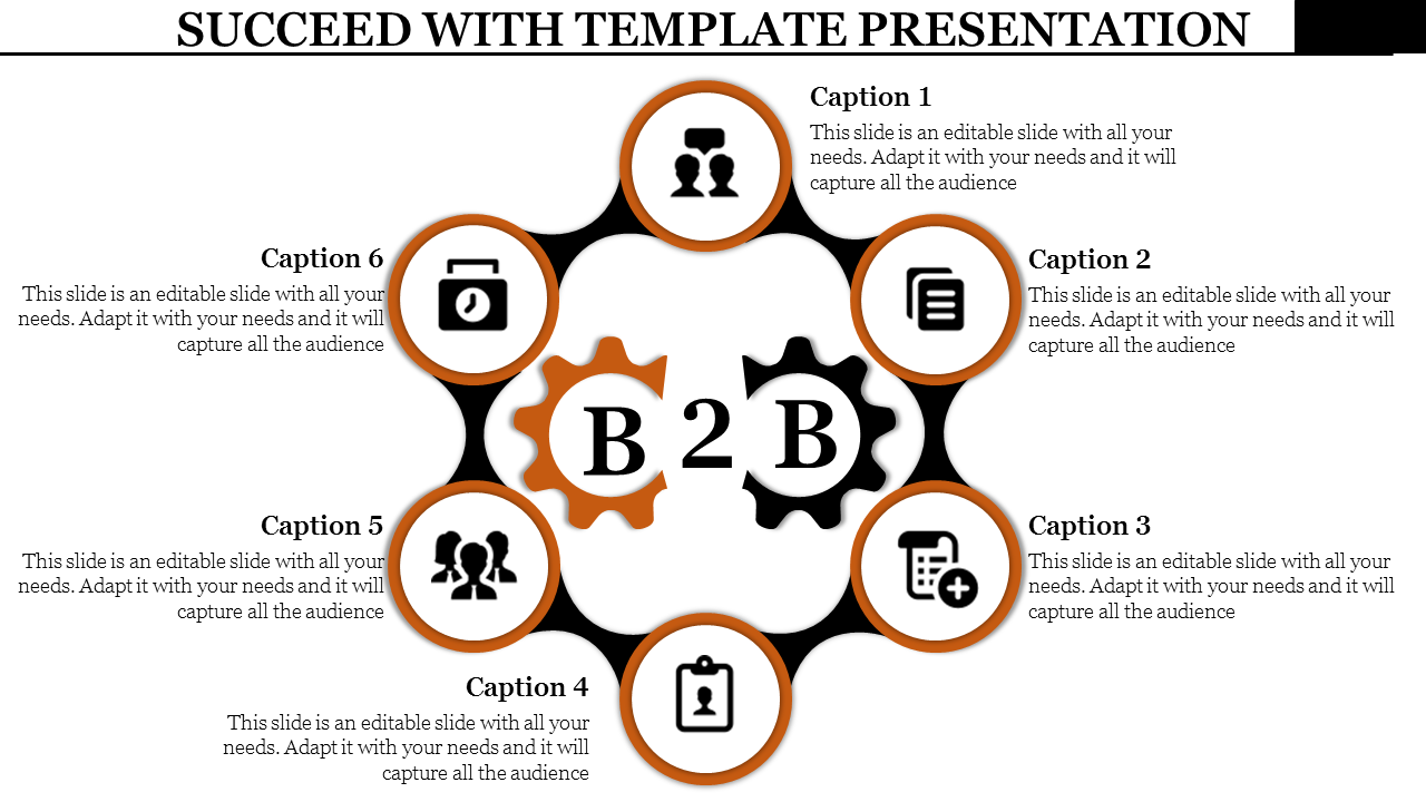 Free - Best B2B Template Presentation Business Slide 
